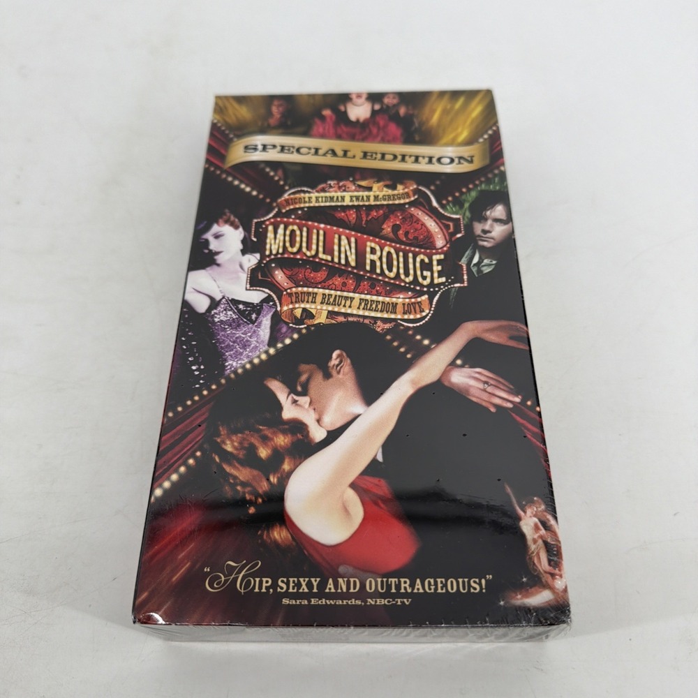 Moulin Rouge Sealed (VHS, 2002, Special Edition)